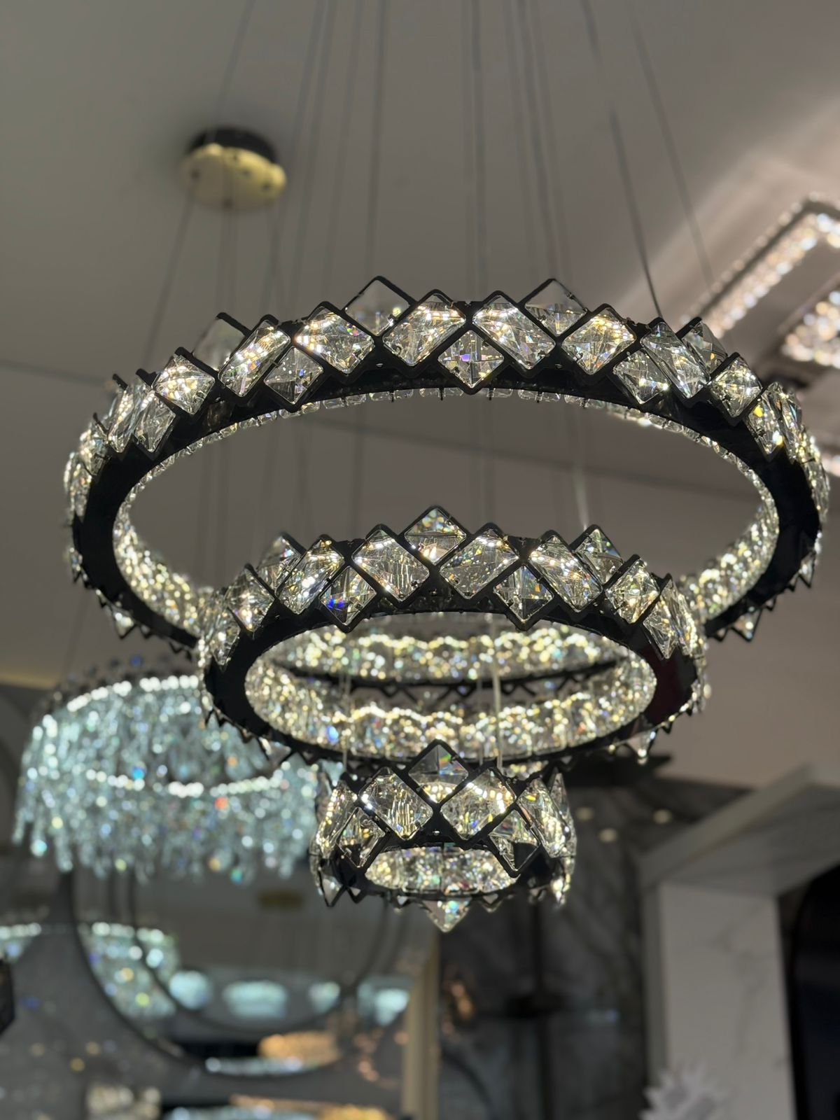 Lampara Led EN CRISTAL / 3 Tonos de luz LD-015 GE