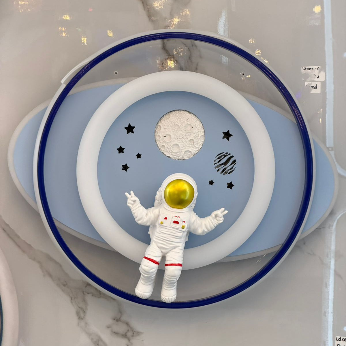 Lámpara Infantil LED Astronauta Galaxy | Plafón Decorativo Espacial para Habitación de Niños
